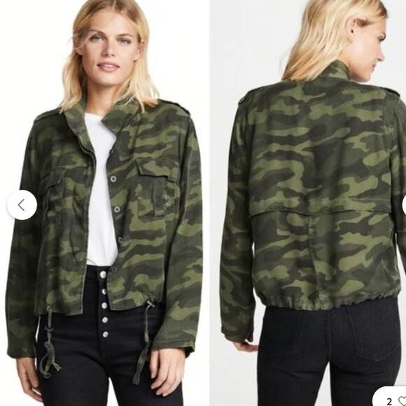 Rails Rowen Forest Camo Military Utility Lightweight Jacket - Picture 1 of 1